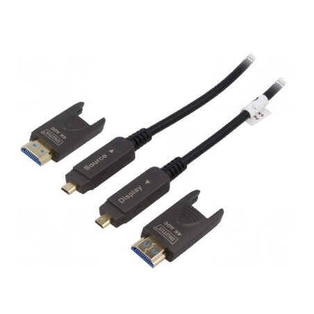 Cablu HDMI 2.0 10m negru | Electronic-mag.ro | Componente Electronice