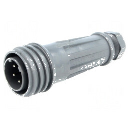 Conector circular mufă tată PIN 5 filet exterior - Rotire | Electronic-mag.ro | Componente Electronice