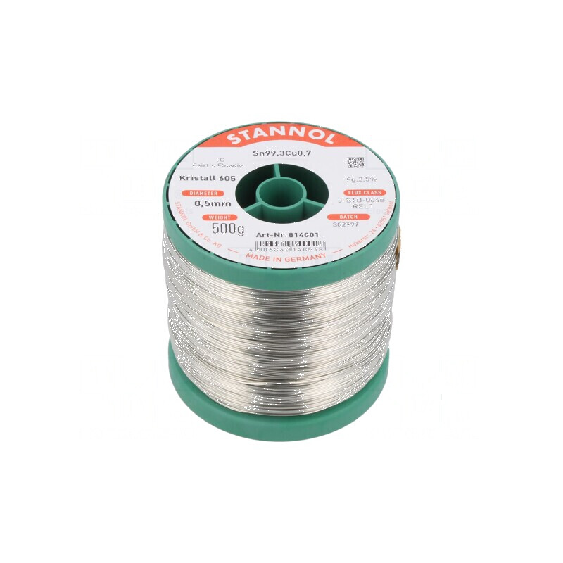 Cositor fără plumb 0,5mm 500g bobină | Electronic-mag.ro | Componente Electronice
