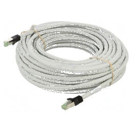 Patch cord S/FTP Cat 8.1 litat Cu LSZH gri 25m 24AWG Fire: 8 - Patch cord Cat 8.1 gri 25m | Electronic-mag.ro | Componente Electronice