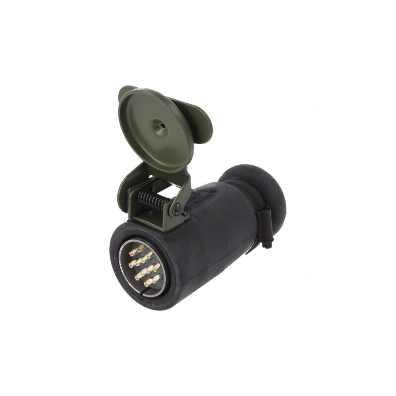 Conector circular mufă tată cu mâner articulat | Electronic-mag.ro | Componente Electronice