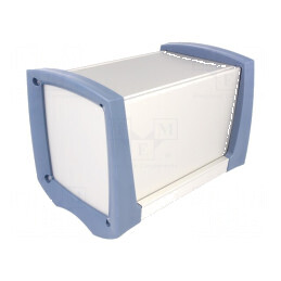 Carcasă aluminiu gri 127mm x 183mm x 135mm | Electronic-mag.ro | Componente Electronice