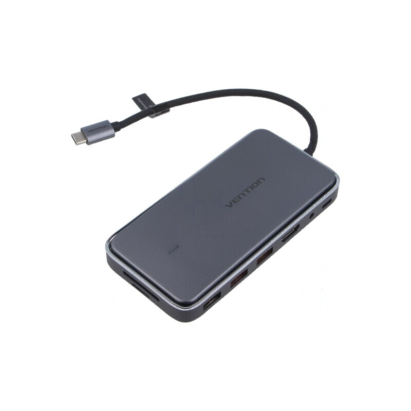 Hub USB USB 3.0 gri cu 9 porturi | Electronic-mag.ro | Componente Electronice