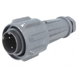 Conector circular mufă tată PIN 3 filet interior - Prin rotire | Electronic-mag.ro | Componente Electronice