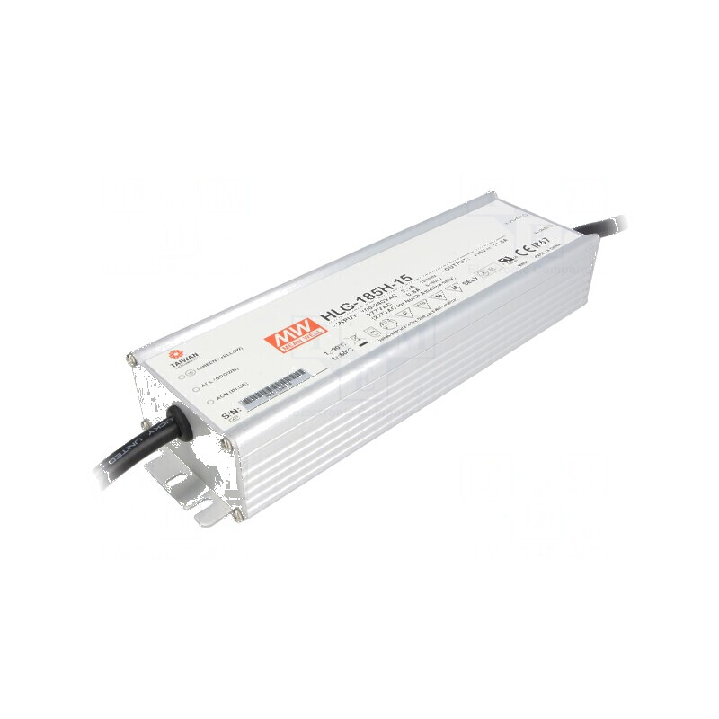Alimentator LED pulsatoriu 185W 36VDC 5,2A IP67 | Electronic-mag.ro | Componente Electronice