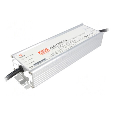 Alimentator LED pulsatoriu 185W 36VDC 5,2A IP67 | Electronic-mag.ro | Componente Electronice
