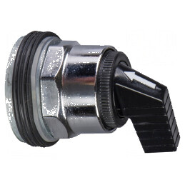 Comutator rotativ 30mm POZ.I stab: 1 neagră | Electronic-mag.ro | Componente Electronice