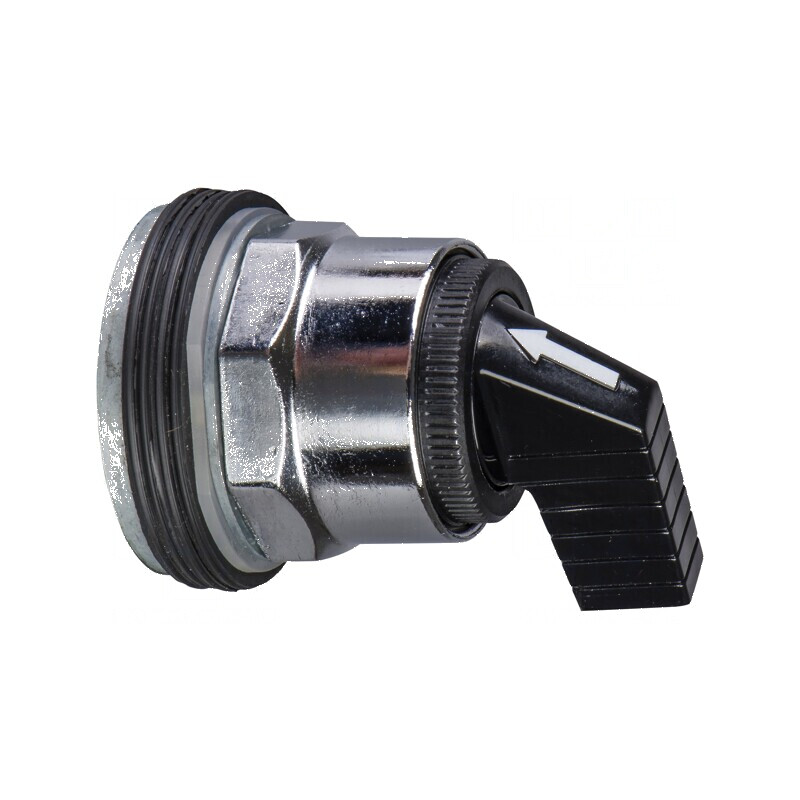 Comutator rotativ 30mm POZ.I stab: 1 neagră | Electronic-mag.ro | Componente Electronice