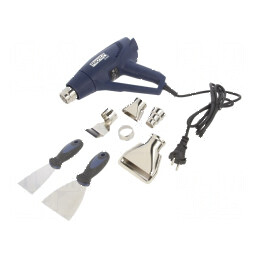 Pistol electric cu aer cald 1,8kW 250l/min,450l/min 230VAC | Electronic-mag.ro | Componente Electronice