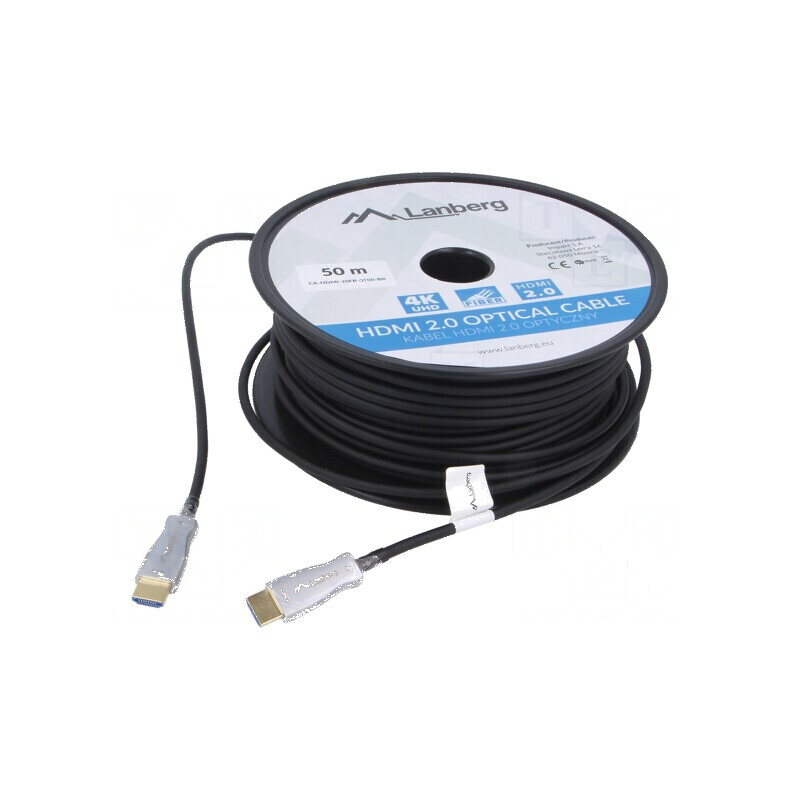 Cablu HDMI 2.0 PVC Lung: 50m negru | Electronic-mag.ro | Componente Electronice