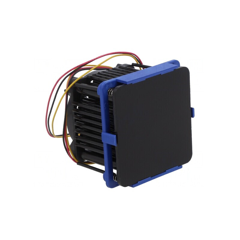 Radiator extrudat cu aripioare neagră | Electronic-mag.ro | Componente Electronice