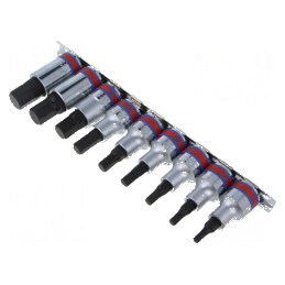 Set chei tubulară Fixare 1/2 - 9 piese | Electronic-mag.ro | Componente Electronice
