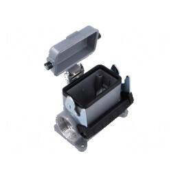 Carcasă pentru conectori HDC EPIC H-B 10 PG29 | Electronic-mag.ro | Componente Electronice