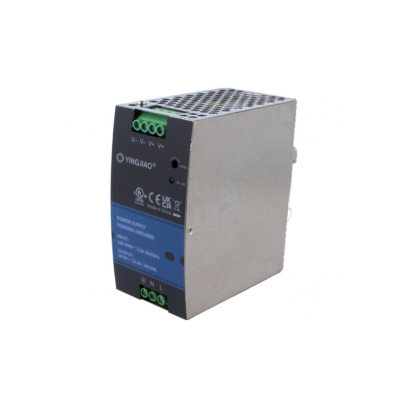 Alimentator pulse pentru sina DIN 240W 24VDC 10A - OUT: 1 | Electronic-mag.ro | Componente Electronice