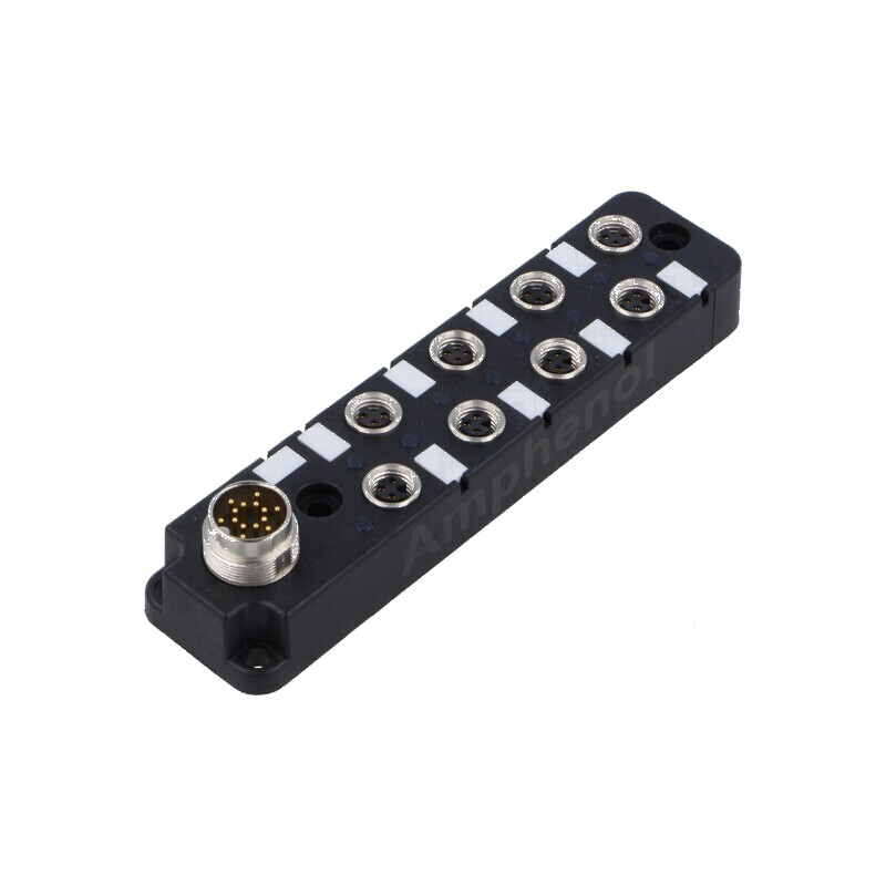 Cutie de conexiuni M8 PIN: 3 soclu 3A -40÷105°C IP67 IN: 8 | Electronic-mag.ro | Componente Electronice