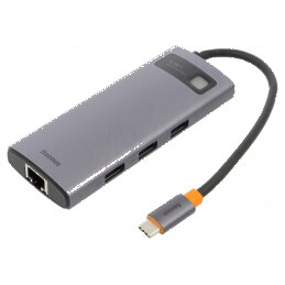 Hub USB HDMI RJ45 x3 - Adaptor Multiport | Electronic-mag.ro | Componente Electronice