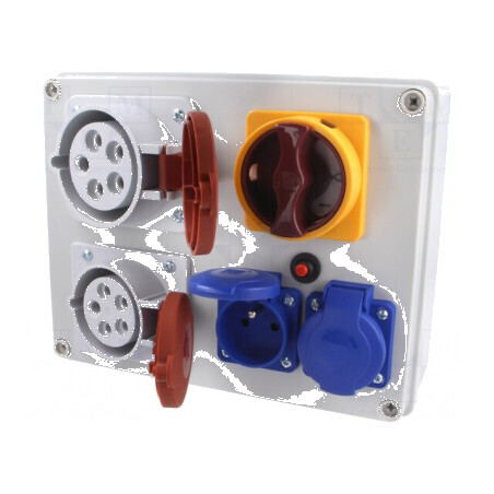 Tablou electric IP44 pentru perete din material ABS | Electronic-mag.ro | Componente Electronice