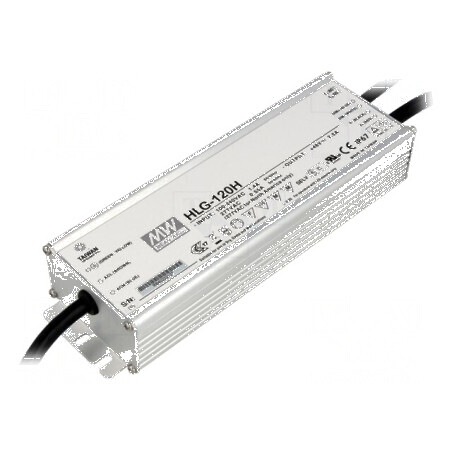 Alimentator LED pulsatoriu 121W 36VDC 3,4A IP67 | Electronic-mag.ro | Componente Electronice