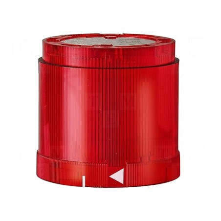 Semnalizator luminos roșu 24VDC 24VAC IP54 Ø70x66mm | Electronic-mag.ro | Componente Electronice