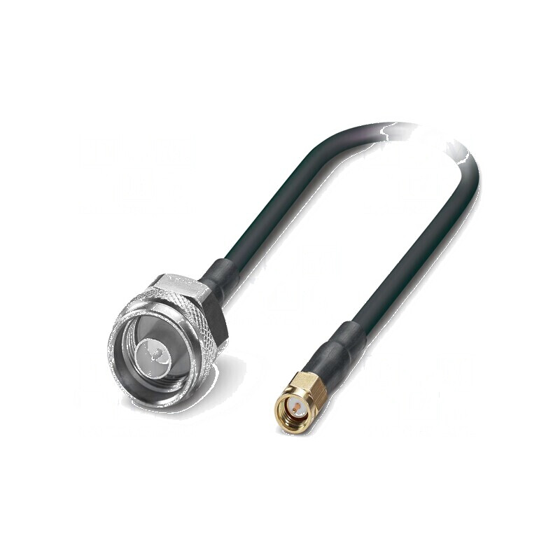Cablu N tată, SMA tată FRNC ecranat negru | Electronic-mag.ro | Componente Electronice