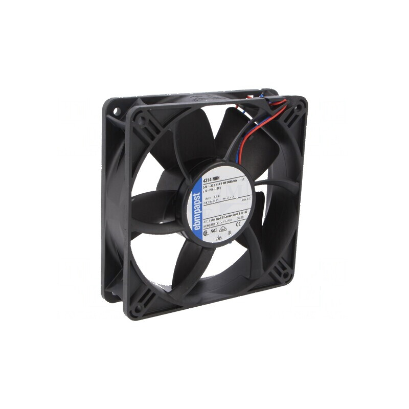 Ventilator axial DC 24VDC 119x119x32mm 250m3/h 51dBA | Electronic-mag.ro | Componente Electronice