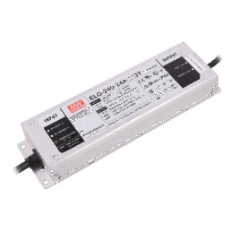 Alimentator LED 240W 24VDC 5÷10A IP65 | Electronic-mag.ro | Componente Electronice