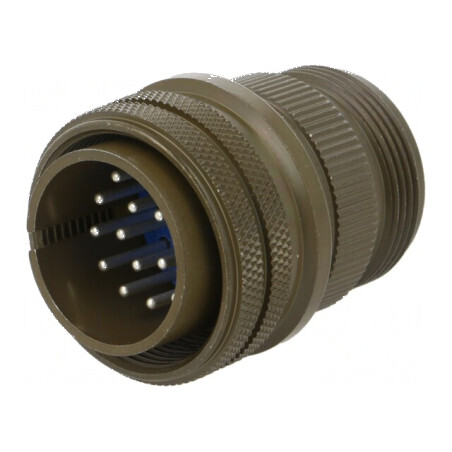 Conector circular 17 PIN tată lipire 13A | Electronic-mag.ro | Componente Electronice