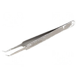 Pensetă de precizie cu vârf îngust și curbat de 115mm | Electronic-mag.ro | Componente Electronice