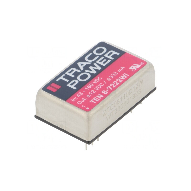 Convertor DC/DC 8W 43-160V la 12V/-12V | Electronic-mag.ro | Componente Electronice