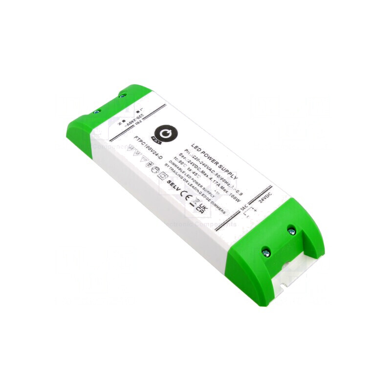 Alimentator LED 100W 24VDC 4,17A 220÷240VAC OUT: 1 | Electronic-mag.ro | Componente Electronice