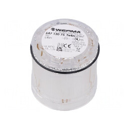 Semnalizator LED roşie Ø70x65,5mm IP65 | Electronic-mag.ro | Componente Electronice