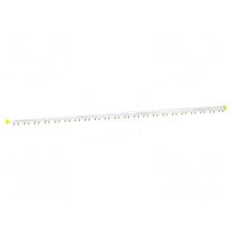 Bară colectoare Poli: 4 Unom: 415V 100A Nr.mod: 57 Uizol: 500V | Electronic-mag.ro | Componente Electronice