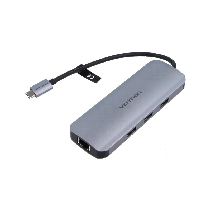Hub USB HDMI și VGA cu multiple porturi USB A și C | Electronic-mag.ro | Componente Electronice