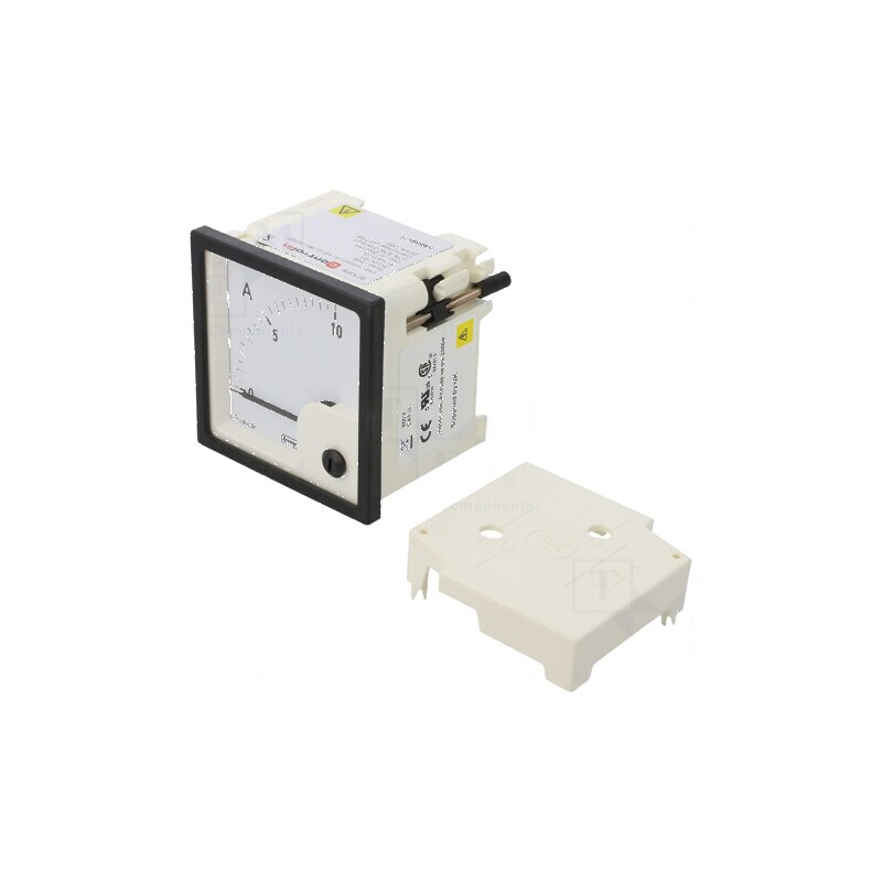 Ampermetru pe panou I DC: 0÷10A 72x72mm | Electronic-mag.ro | Componente Electronice