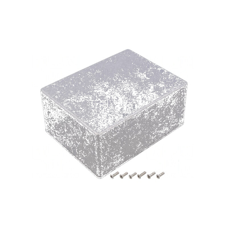 Carcasă universală din aluminiu natural - dimensiuni 128mm x 166mm x 77mm | Electronic-mag.ro | Componente Electronice