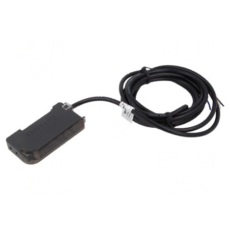 Senzor de amplificare fibră optică NPN cu cablu de 2m | Electronic-mag.ro | Componente Electronice