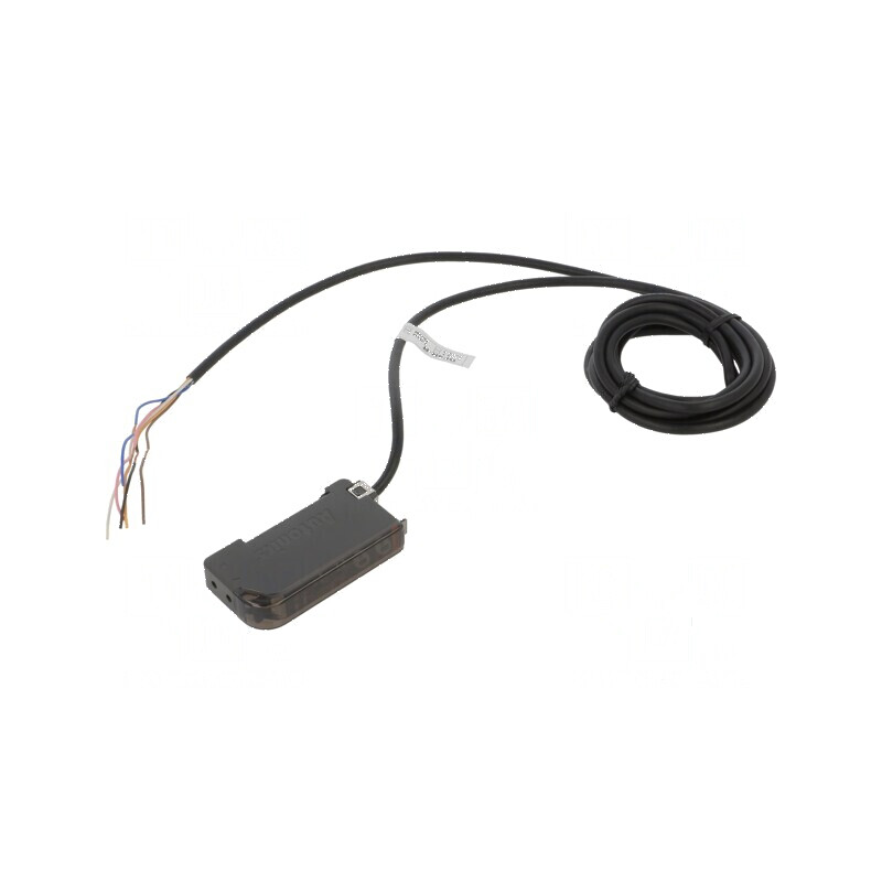 Amplificator fibră optică NPN cu cablu de 2m | Electronic-mag.ro | Componente Electronice