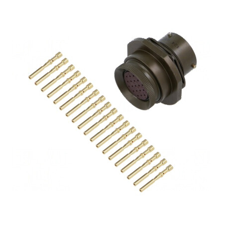 Conector militar soclu mamă PIN 19 VG95328 | Electronic-mag.ro | Componente Electronice