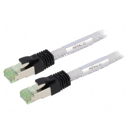 Patch cord S/FTP Cat 8.1 gri 20m Fire: 8 | Electronic-mag.ro | Componente Electronice