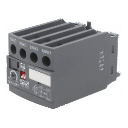 Cleme cu şurub pentru şină DIN Pini: NC NO 24VDC | Electronic-mag.ro | Componente Electronice