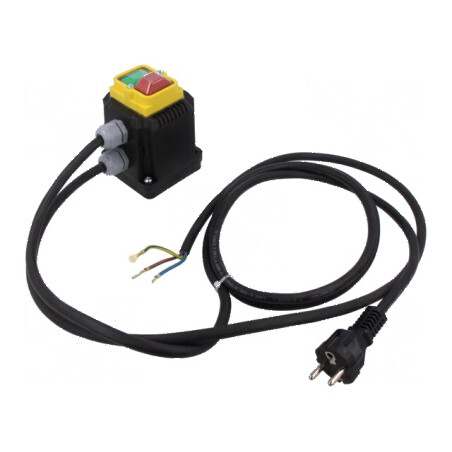 Întrerupător de protecţie la pierderea tensiunii IP55 9A | Electronic-mag.ro | Componente Electronice
