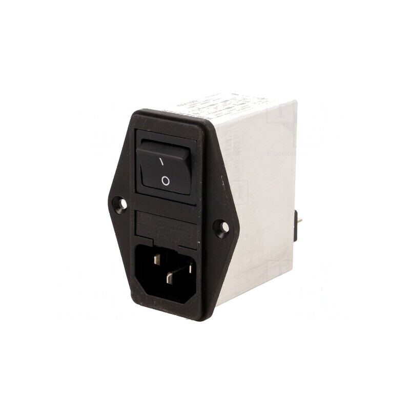 Conector AC 2A 250VAC IEC 60320 | Electronic-mag.ro | Componente Electronice