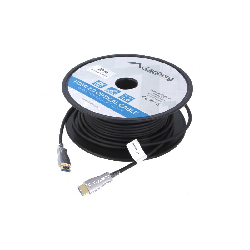 Cablu HDMI 2.0 PVC Lung: 30m negru | Electronic-mag.ro | Componente Electronice