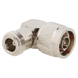 Adaptor N tată-N mamă cu izolaţie PTFE 50Ω aluminiu 11GHz | Electronic-mag.ro | Componente Electronice