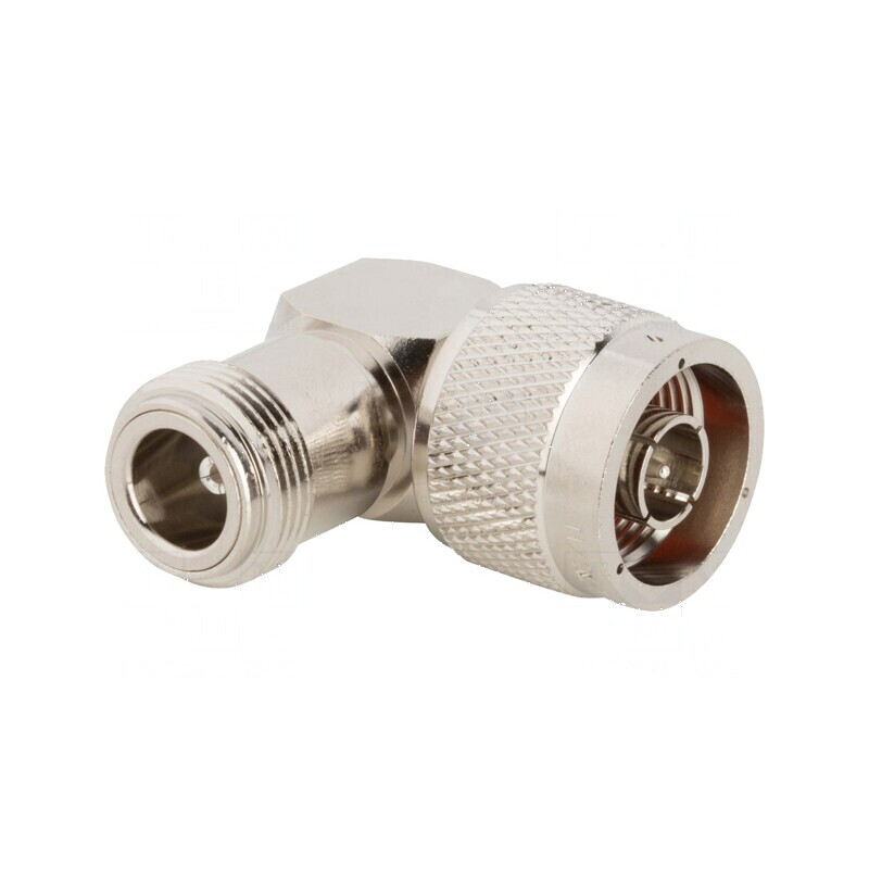 Adaptor N tată-N mamă cu izolaţie PTFE 50Ω aluminiu 11GHz | Electronic-mag.ro | Componente Electronice