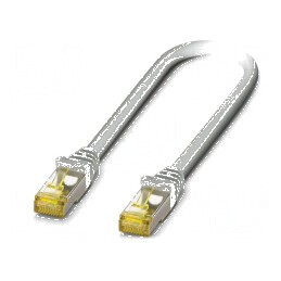 Patch cord S/FTP 6a litat Cu LSZH gri 7,5m 26AWG Fire: 8 IP20 - Patch cord Ethernet 7,5m gri IP20 | Electronic-mag.ro | Componente Electronice