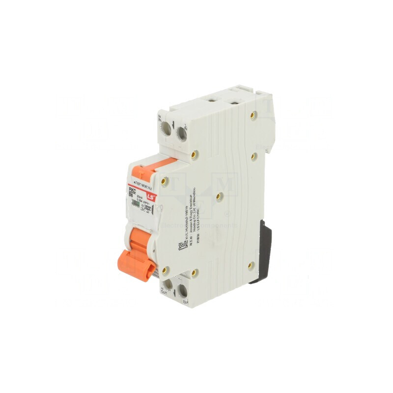 Întrerupător RCBO 6A 30mA 1P N 230/400VAC IP20 | Electronic-mag.ro | Componente Electronice