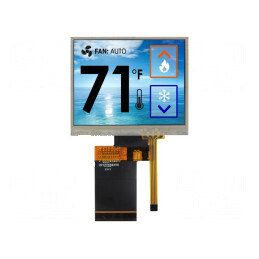 Afişaj TFT 3,5 inch 320x240 LED RGB | Electronic-mag.ro | Componente Electronice