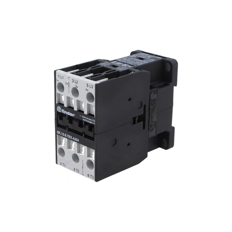 Contactor 3-polar NO x3 pentru şină DIN 6K W | Electronic-mag.ro | Componente Electronice