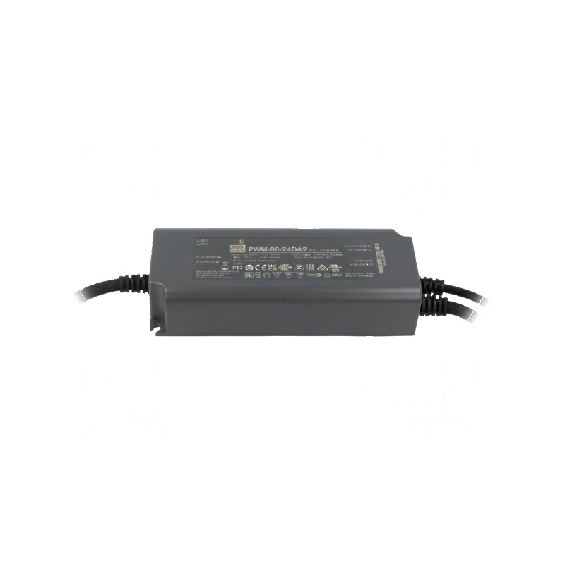 Alimentator pulsatoriu pentru benzi LED 90W 24VDC 3,75A IP67 | Electronic-mag.ro | Componente Electronice Alimentator pulsatoriu pentru benzi LED 90W 24VDC 3,75A IP67 | Electronic-mag.ro | Componente Electronice